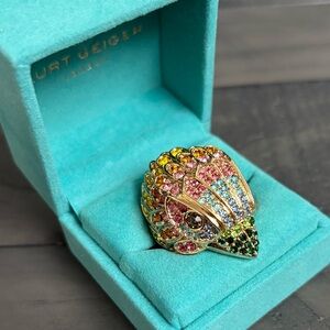 Kurt Geiger Crystal Eagle Ring